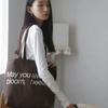 Wildflower Print Canvas Bag_Brown