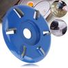 Wood Carving Disc Steel 6‑Teeth Milling Cutter Woodworking Tool Angle Grinder Accessories