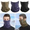 Scarf Men Women Outdoor Cycling Breathable Lce Silk Bandana Face Balaclava Scarf Elastic Hanging Ear Cycling Balaclava Cool Face