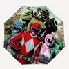 1pc Power Rangers Automatic Opening Folding Umbrella, 3-Fold Design, 8-Bone Iron Frame Outdoor Umbrella, Ideal Gift for Fans, Travelers, Everyday Use,