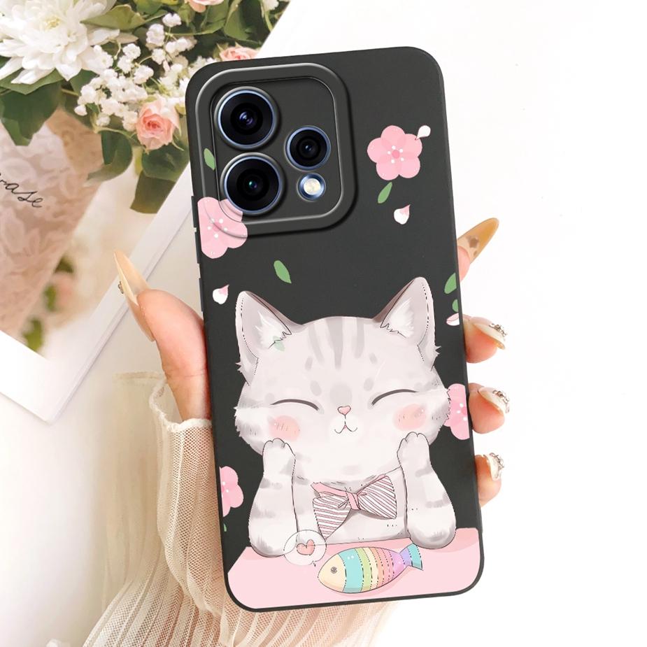 Чехол для Oppo Reno15 F 5G CPH2801 Роскошный Модный Конфетный Расписной Чехол Мягкий ТПУ Чехол для Телефона Для Oppo Reno 15 15F 15C 5G Reno15 Сумки