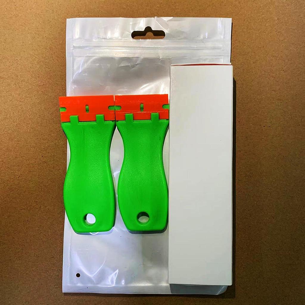 Пластиковый шпатель для удаления автомобильной пленки и клея - скребок для уборки дома