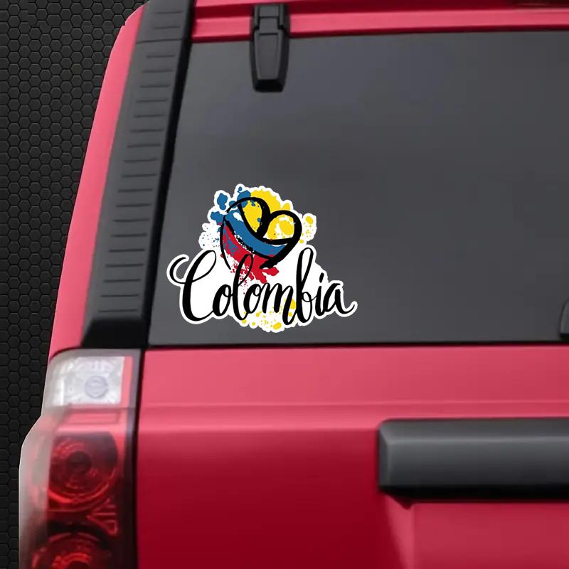JT41# Car Sticker Colombia Graffiti Heart Funny Waterproof Vinyl Decal Car Accessories Decor