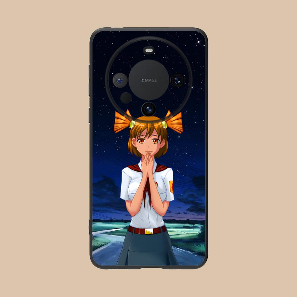 Вечное Лето Алиса Матовый Чехол для Мобильного Телефона для Huawei Mate 60 50 40 30 20 10 Pro Plus Lite E 5G Цветной Печатный Чехол