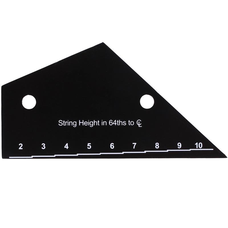 Guitar String Spacing & Neck Curvature Ruler for Folk, Classical, Electric, and Bass Guitar
