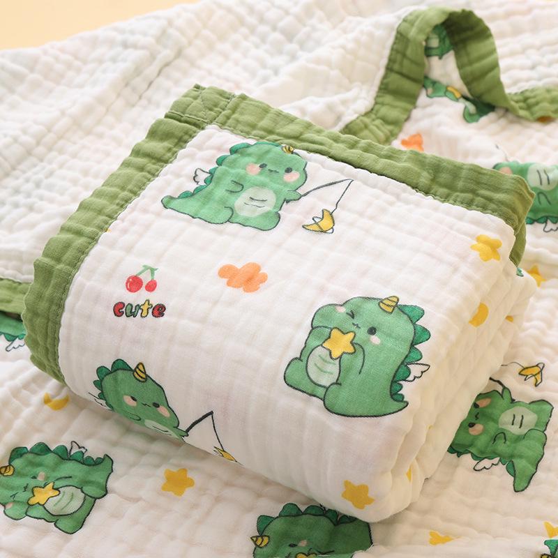 Six-Layer Pure Cotton Baby Bath Towel & Blanket
