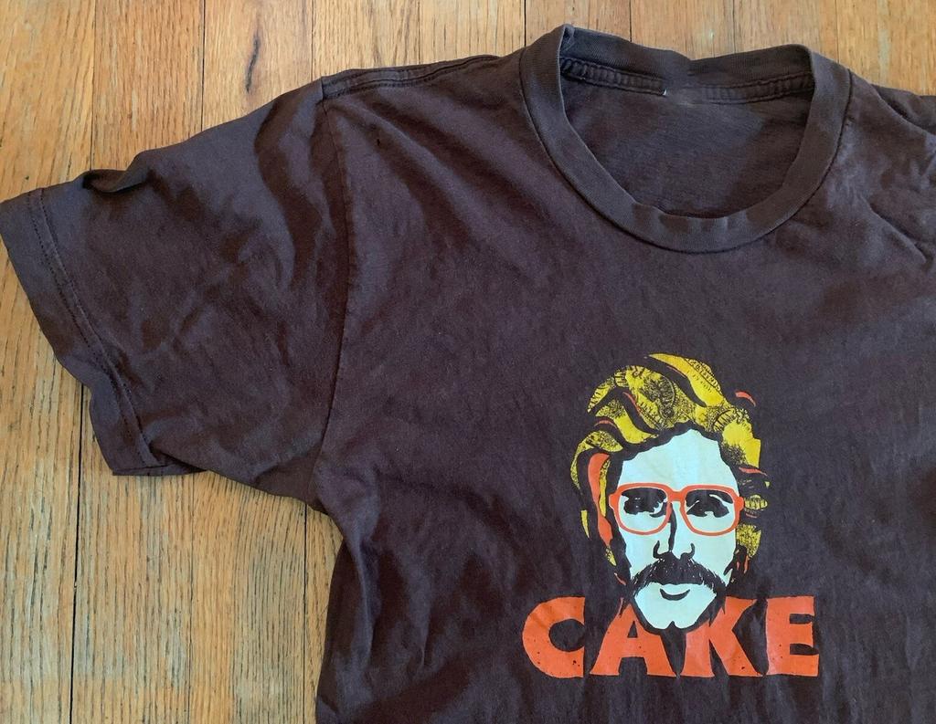 Mustache Man Cake Band T Shirt Black Unisex Size S-5XL Cake EM1530