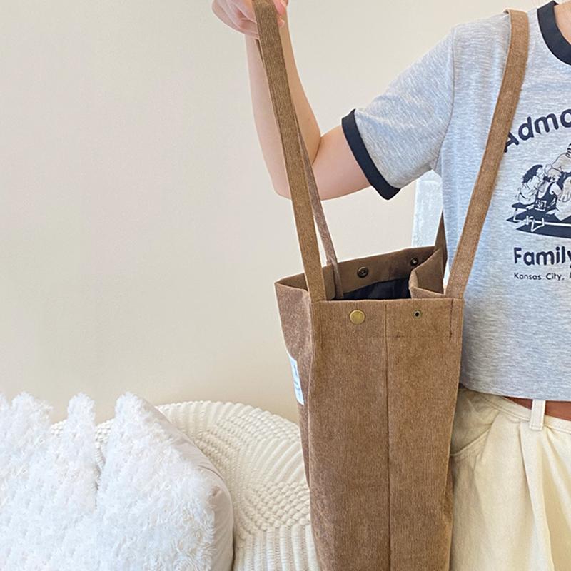 Yogodlns Простая студенческая сумка на плечо, мягкая вельветовая повседневная сумка-шоппер, женская сумка большой вместимости, женские сумки через плечо подмышками