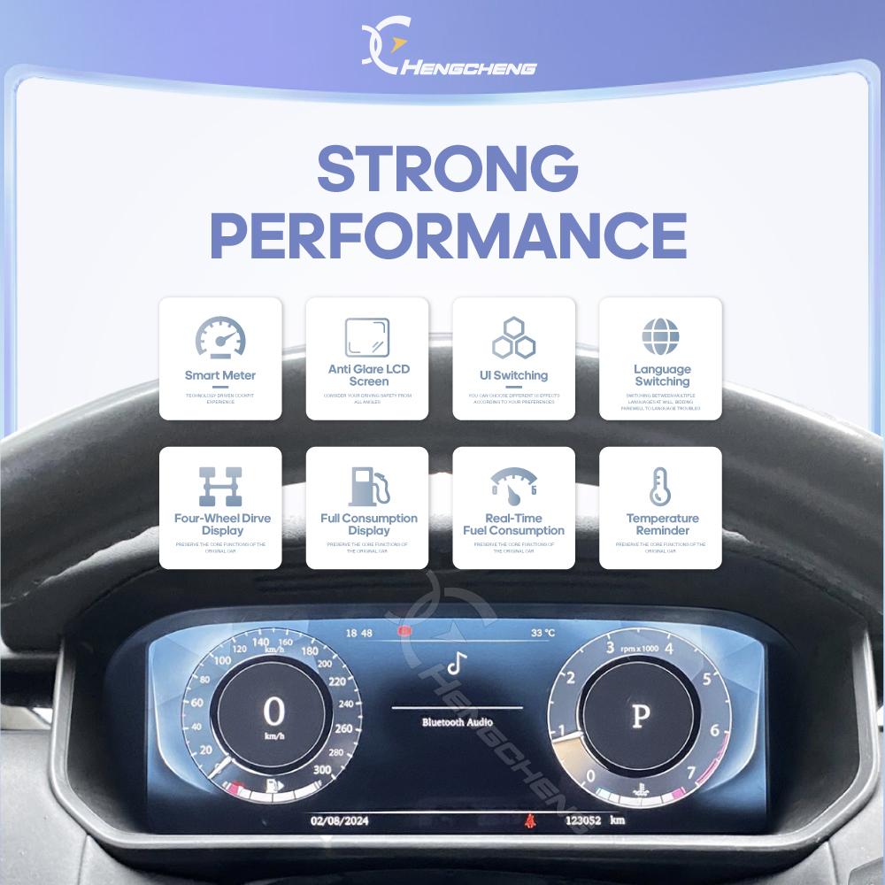 Для Land Rover Discovery 5 2017-2025 Carplay Цифровой кластер LCD Панель приборов Плеер Кокпит Виртуальный прибор