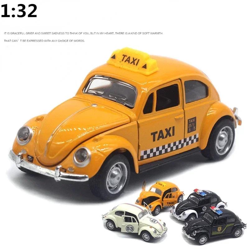 1:32 Volkswagen Beetle Alloy Car Diecasts Metal Classic Toy Model with Pull Back Function Vehicles for Child Gifts Christmas