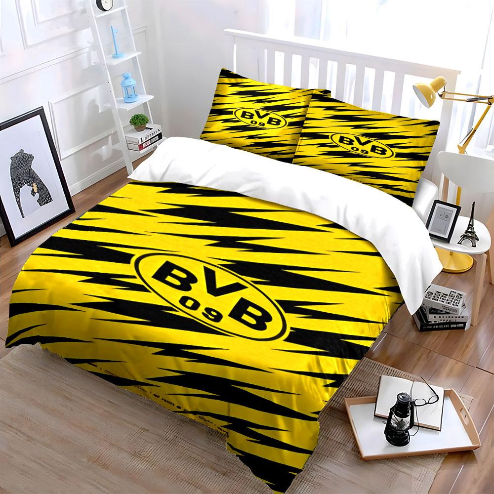 Yellow-black striped pattern, BVB. Bedding sets Duvet cover sets Duvet covers Pillowcases(1 * Duvet Cover 2 * Pillowcases without duvet insert)
