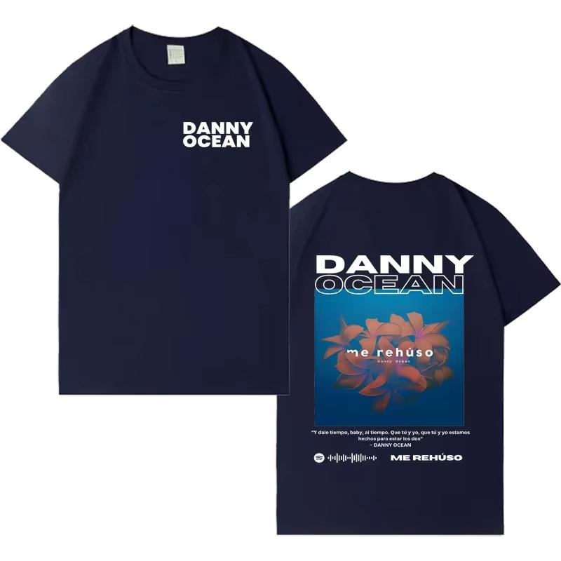 Rapper Danny Ocean Popluar 2026 Spring summer Print Tshirt Unisexs Fashion Casual T Shrits Aesthetic Crewneck Short Sleeve Tees