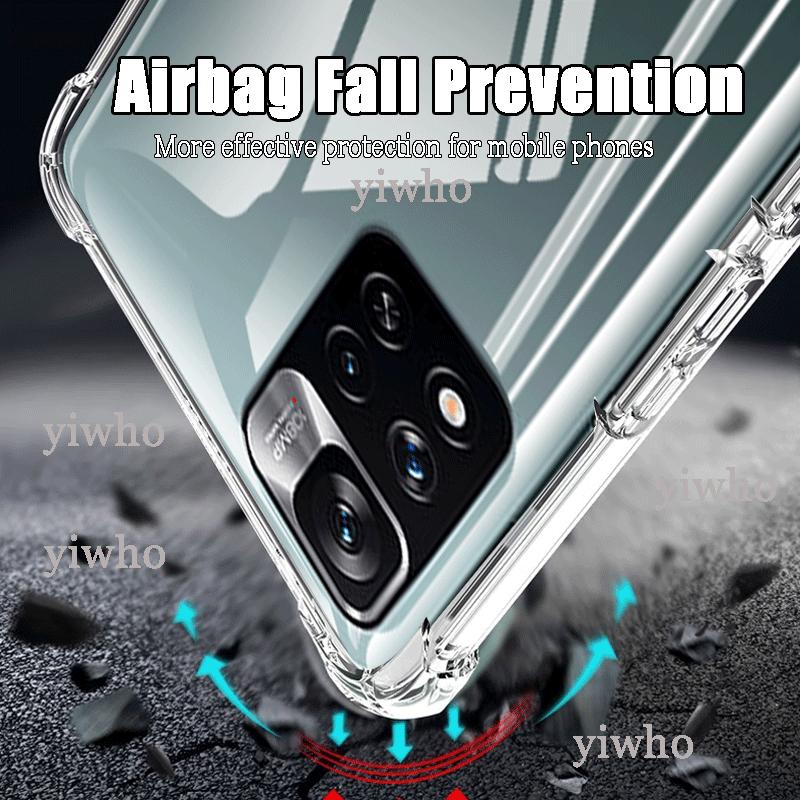 Роскошный прозрачный мягкий силиконовый чехол для Xiaomi Redmi Note 11 Pro Plus 5G, противоударный, прозрачный, Note11 Pro+ Pro + Max, чехлы-накладки