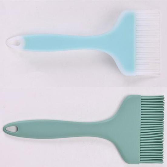 Масляная щетка для барбекю. Жаропрочная сплошная цветная пищевая гладкая поверхность. Кисть с длинной ручкой. Масло. Многоразовое подвесное отверстие. Щетка для соуса для барбекю. Кухонные принадлежности.