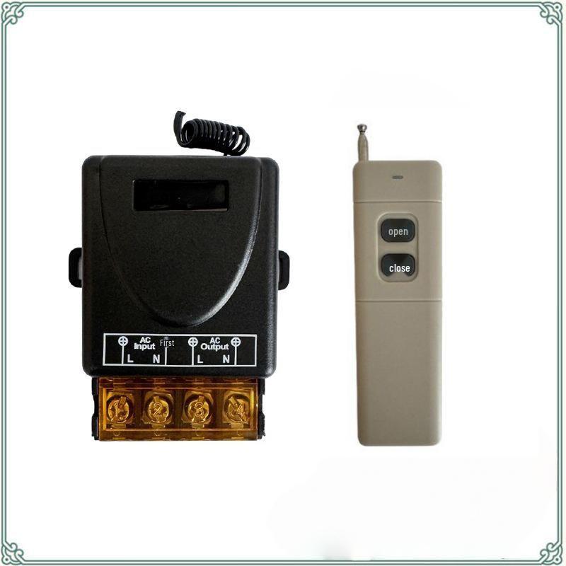 Беспроводной пульт дистанционного управления 220 В 30 А для водяного насоса, двигателя, кухонной вытяжки, вытяжного вентилятора и распылителя.