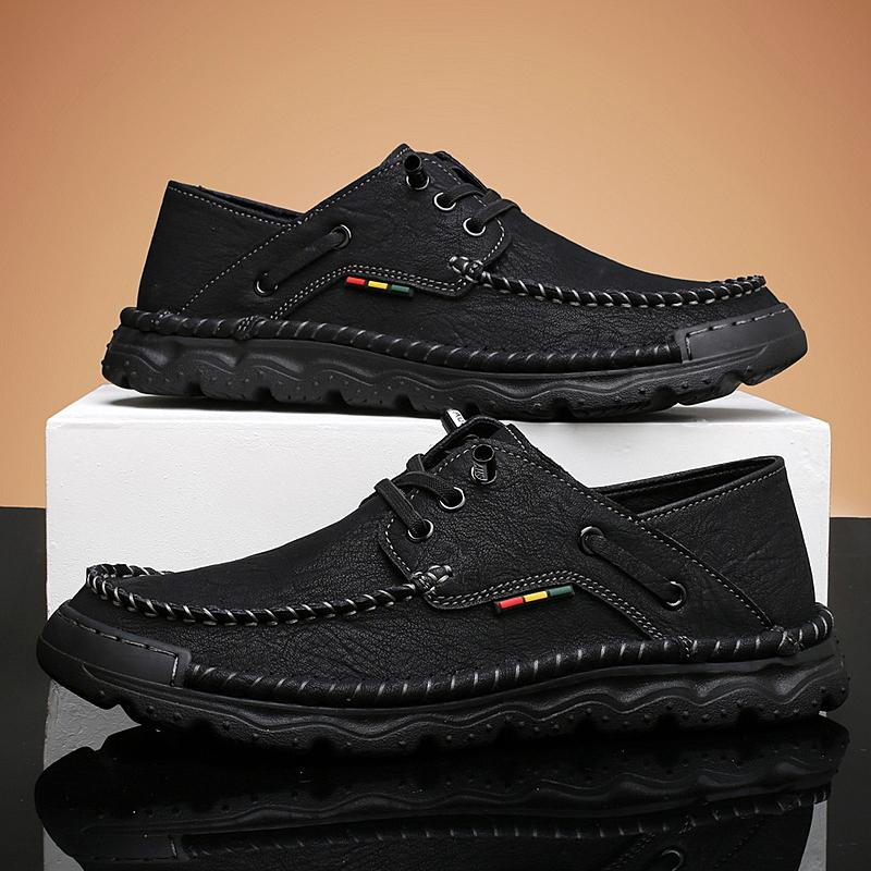 Comfortable Men's Casual Shoes Lightweight Sports Shoes Fashion Outdoor Sneakers Handmade Treking Footwear Leisure Walking Shoes