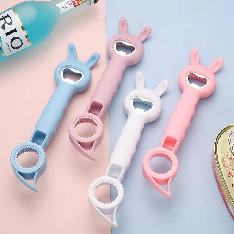 Creative Multi-Purpose Four-in-One Rabbit Bottle Opener
