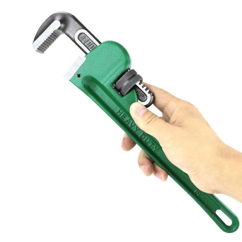 Large Opening Spanner 8/14inch Steel Professional for Industrial Application Home Repair Pipes Vise Building Wrench