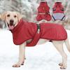 New Autumn Winter Warm Thickened Cotton Clip BIG Dog Clothes Outdoor Coat Waterproof Dog Raincoat Pet Clothes