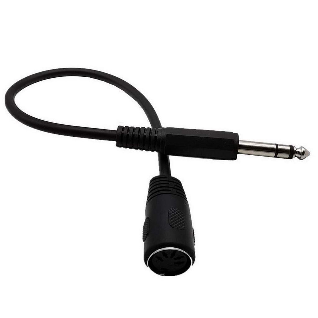 Кабель Rosebe MIDI DIN к гнезду для MIDI XLR микрофона Rosebe DIN к двойному штекеру для микрофона 30 см 5-контактный 5-контактный для клавиатур, Кабель, 6,35 мм Кабель,