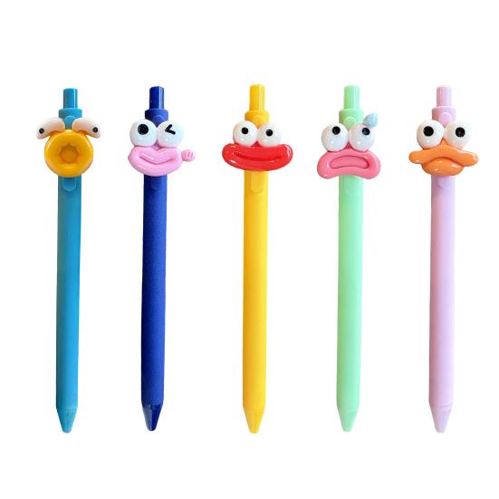 Large Mouth Ballpoint Pens Cartoon Gel Pen Cute Students Stationery Pen Fun Writing Tools for School Office And Gift Giving