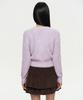 MUSINSA STANDARD WOMAN Women'S Fuzzy Crew Neck Knit [Lavender]