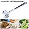 Yousheng Dual-Sided Meat Tenderizer Dishwasher Safe Kitchen Mallet Hammer Tool with Soft Handle Manual Metal Pounder for Tenderizing Chicken Steak