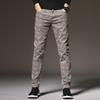 Classics Plaid Casual Pants Men Cotton Retro Business Banquet Check Trousers