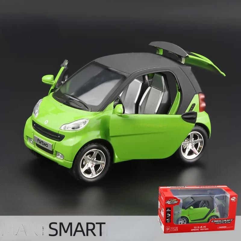 ABAC1 1:32 Smart Alloy Car Model Simulation Sound And Light Pull Back Toy Car Boy Collection Decoration Gift