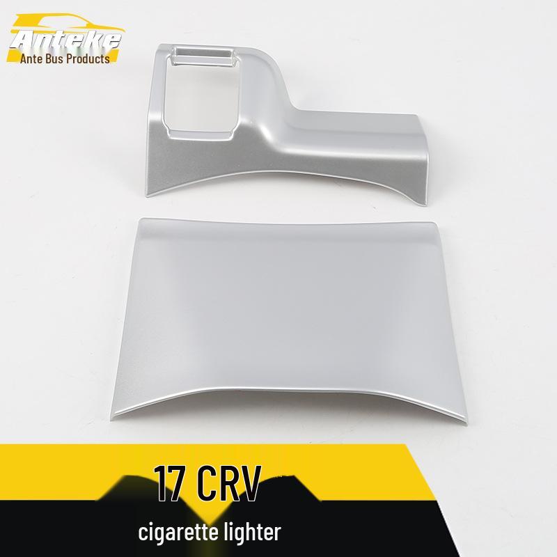 Cigarette Lighter & Ashtray Trim Cover for CRV 17 - Electroplated Center Console Decoration