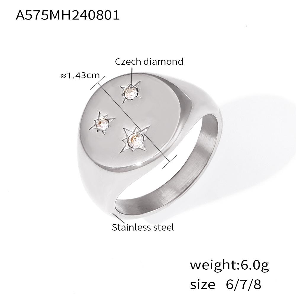 Кольцо Samsung Ring, позолоченное 18-каратным настоящим золотом, простое кольцо из нержавеющей стали с микробриллиантами.