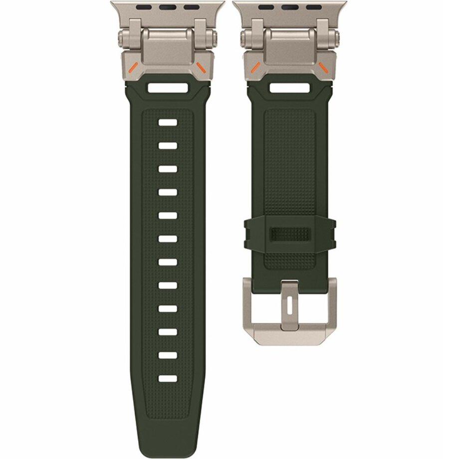 ERBORD ProTech Strap for Apple Watch 1/2/3/4/5/6/7/8/9/10/11/SE Ultra 1/2/3 42/44/45/46/49mm, Green