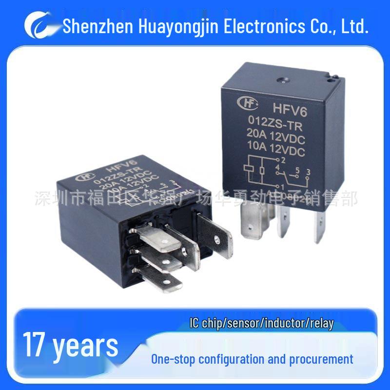 Hongfa HFV6/012ZS-TR 30A 4-Pin/5-Pin Automotive AC Relay