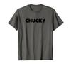 Chucky Chucky Officially Licensed Here's - Product. T-shirt