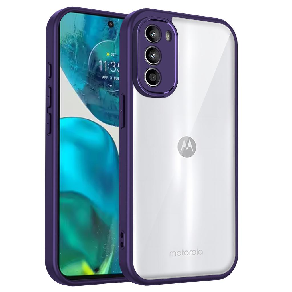 Для Motorola G82 Чехол Moto G52 Чехол Moto G71S Крышка moto g82 g52 Подушка Ударопрочный Силиконовый Бампер Прозрачная Матовая Задняя Крышка Жесткая