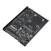 Корпус для SSD M.2 NGFF MSATA 6 Гбит/с M.2 NGFF KEY B MSATA SSD Жесткий диск в Серийный ATA3.0 Конвертер Адаптер для Win 7 8