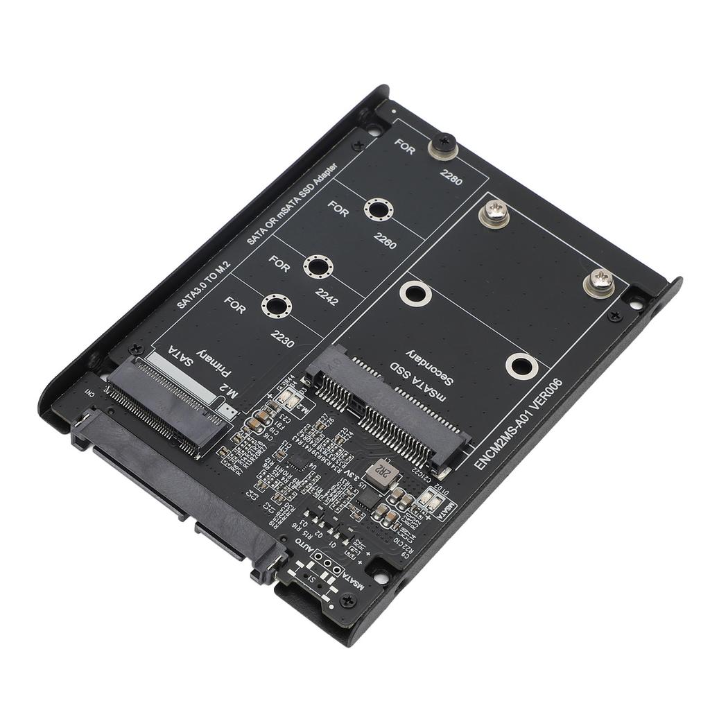 Корпус для SSD M.2 NGFF MSATA 6 Гбит/с M.2 NGFF KEY B MSATA SSD Жесткий диск в Серийный ATA3.0 Конвертер Адаптер для Win 7 8
