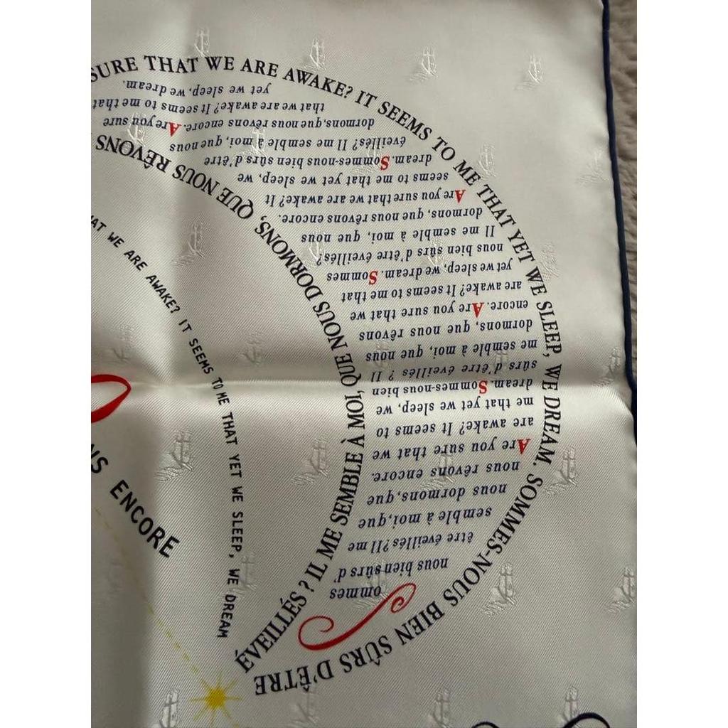 Used Hermes scarf approximately 66cm square