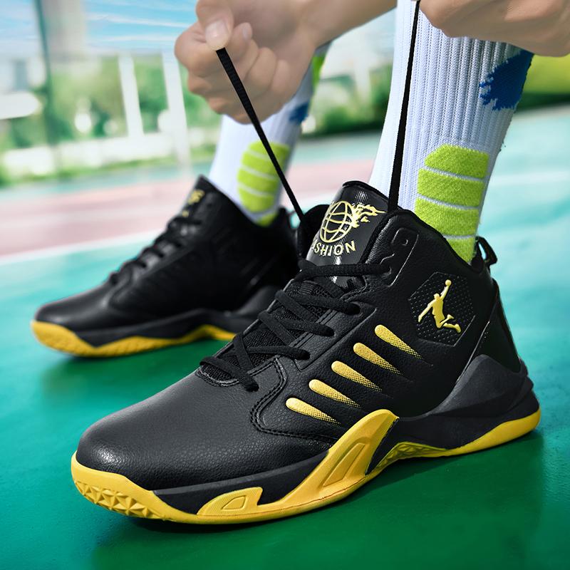Men Sneakers Comfortable Basketball Non-Slip Lightweight Shoes Men's Training Basket Waterproof Basketball Boots