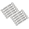 10pcs Eye and Eye Turnbuckle Wire Tensioner Strainer Stainless Steel Rope Tensioner M6
