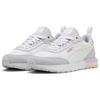 Puma R22 Удобные Универсальные Кроссовки с Низким Верхом Женские кроссовки Белый Серебристый 387066-37