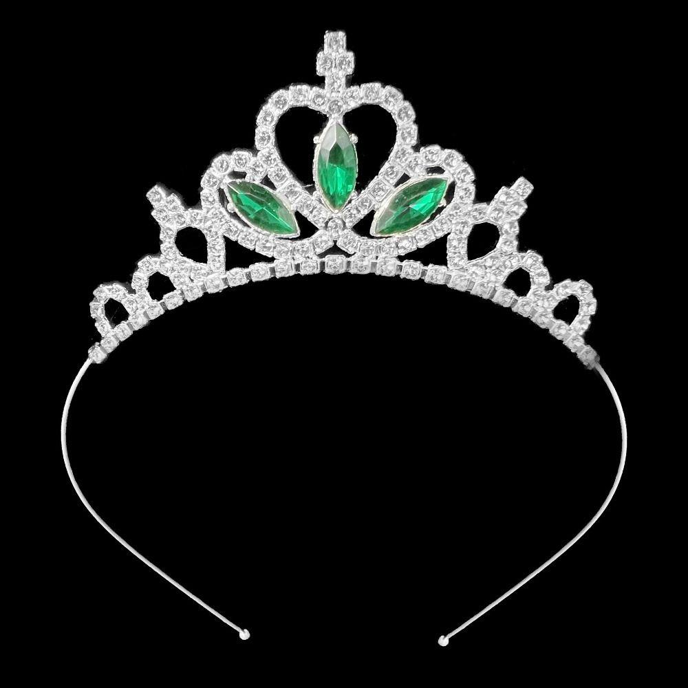 Аксессуары на день рождения Корона принцессы Ободок Украшения для волос Хрустальная корона Новая тиара со стразами