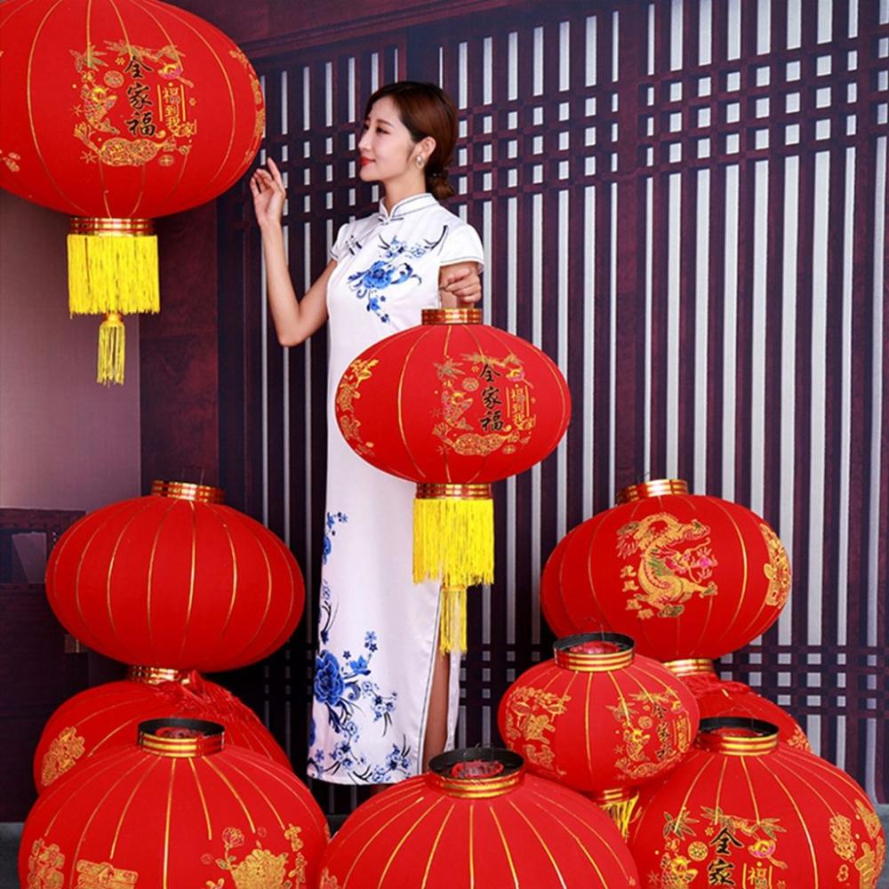 Ткань для двора, Фестивальный фонарь для ворот, Новогоднее украшение, Реквизит для Праздника Весны, Декор Праздника Весны