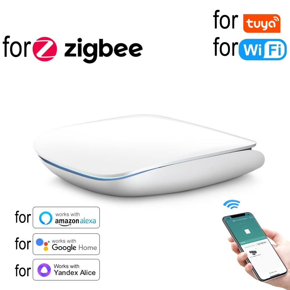 Двухрежимный домашний хаб для Tuya Для Zigbee и совместимых устройств Простая установка без кабелей и управление через приложение
