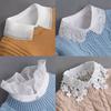 Fashion  New Fake Collar Shirt Women White Black Lace Collars Detachable For Women Blouse Lapel Shirt False Collar Woman