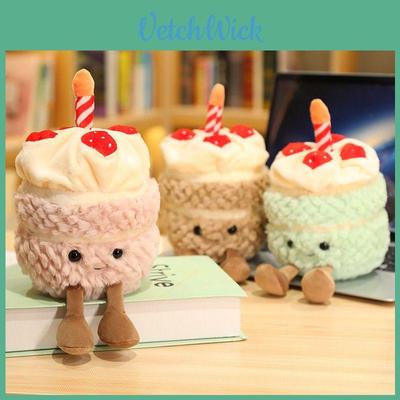 Очаровательная плюшевая игрушка Jellycat в виде торта на день рождения, 28 см