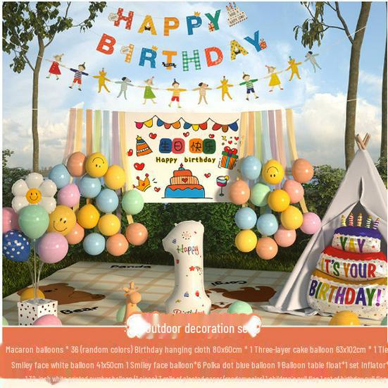 Маленькая красная книга с кисточками, украшение на день рождения для девочек