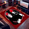 1pc Tyler Joseph and Josh Dun Print Area Rug - Soft, Washable Non-Slip Indoor Mat for Office Chairs, Living Room, Home Office Decorative Rug