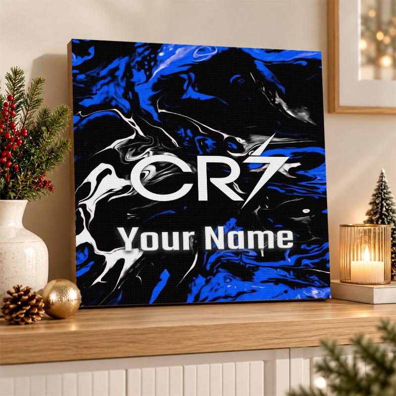 Cristiano Ronaldo Custom Name Text 5D Diamond Painting Kit DIY Full Drill Diamond Art Decoration