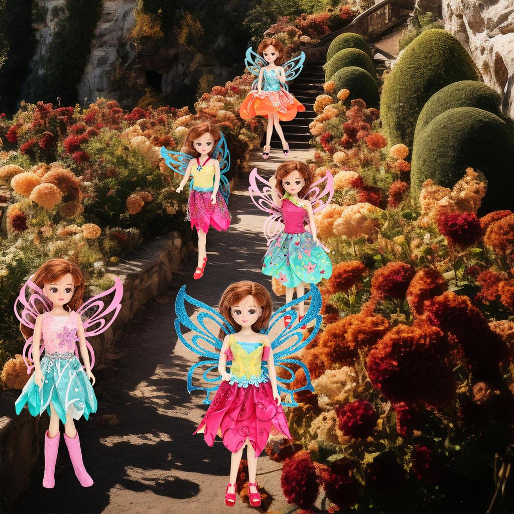 Barwawa 22cm Doll Outfit 1 Swimsuit 1 Everyday Outfit 1 Fashionable Dress 1 Dinner Dress 1 Dress with Cute for Dolls Licca-chan Clothes, Licca-chan